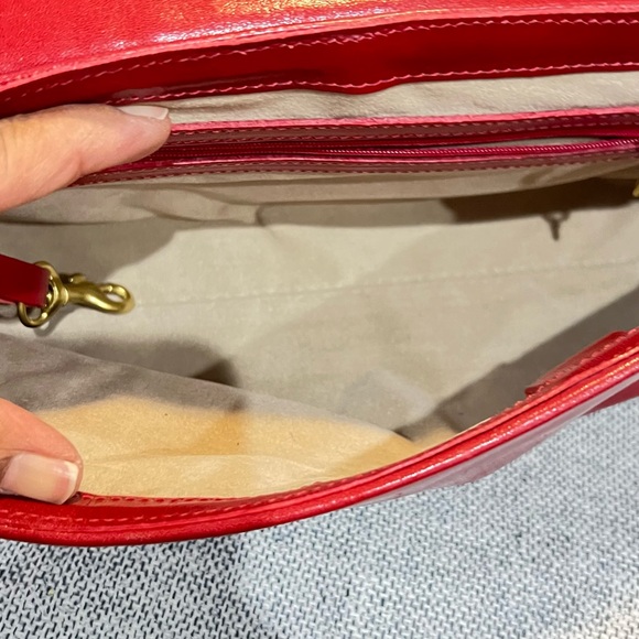 Brahmin Leather Crossbody Bag Red - Picture 11 of 16